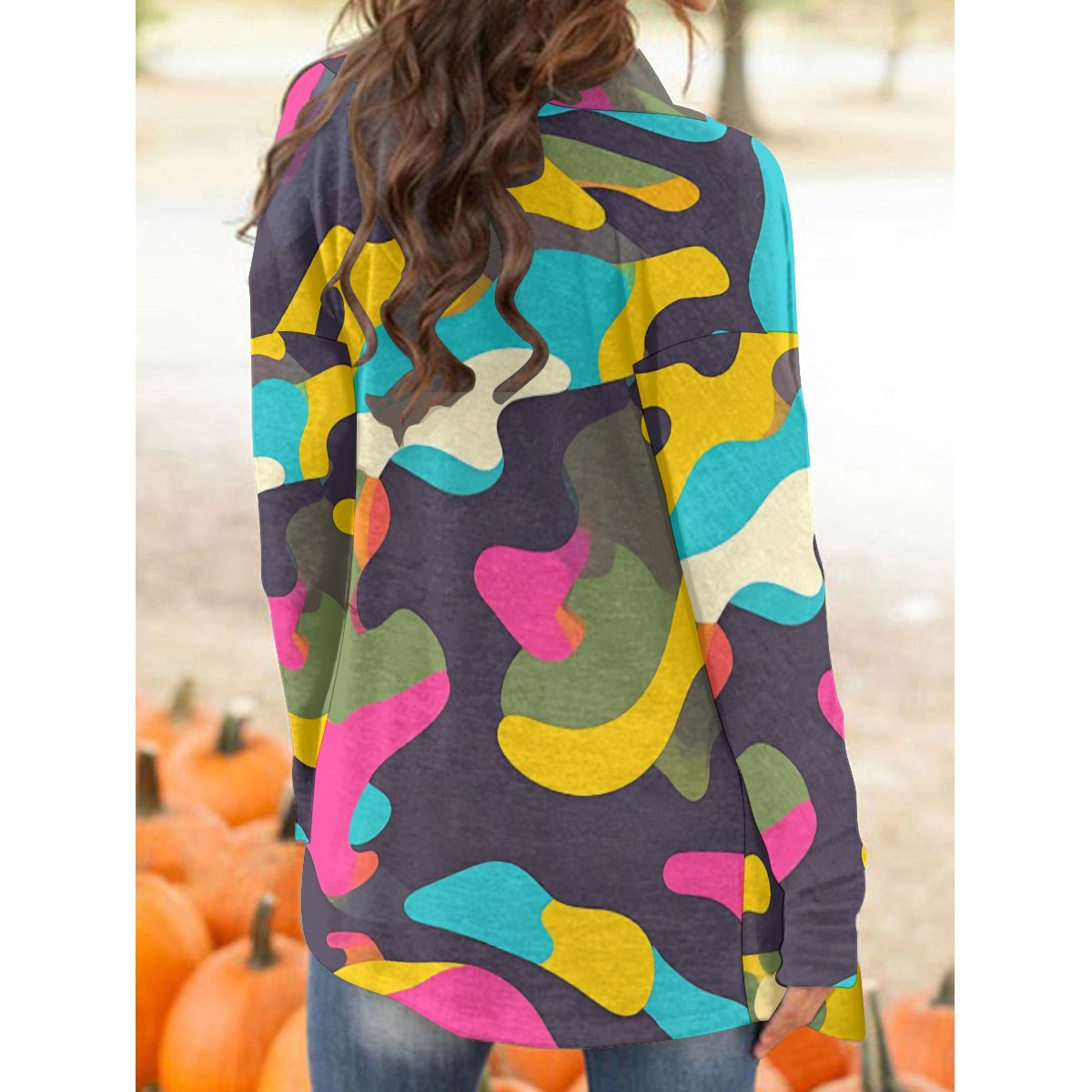Pastel Camo Sweater