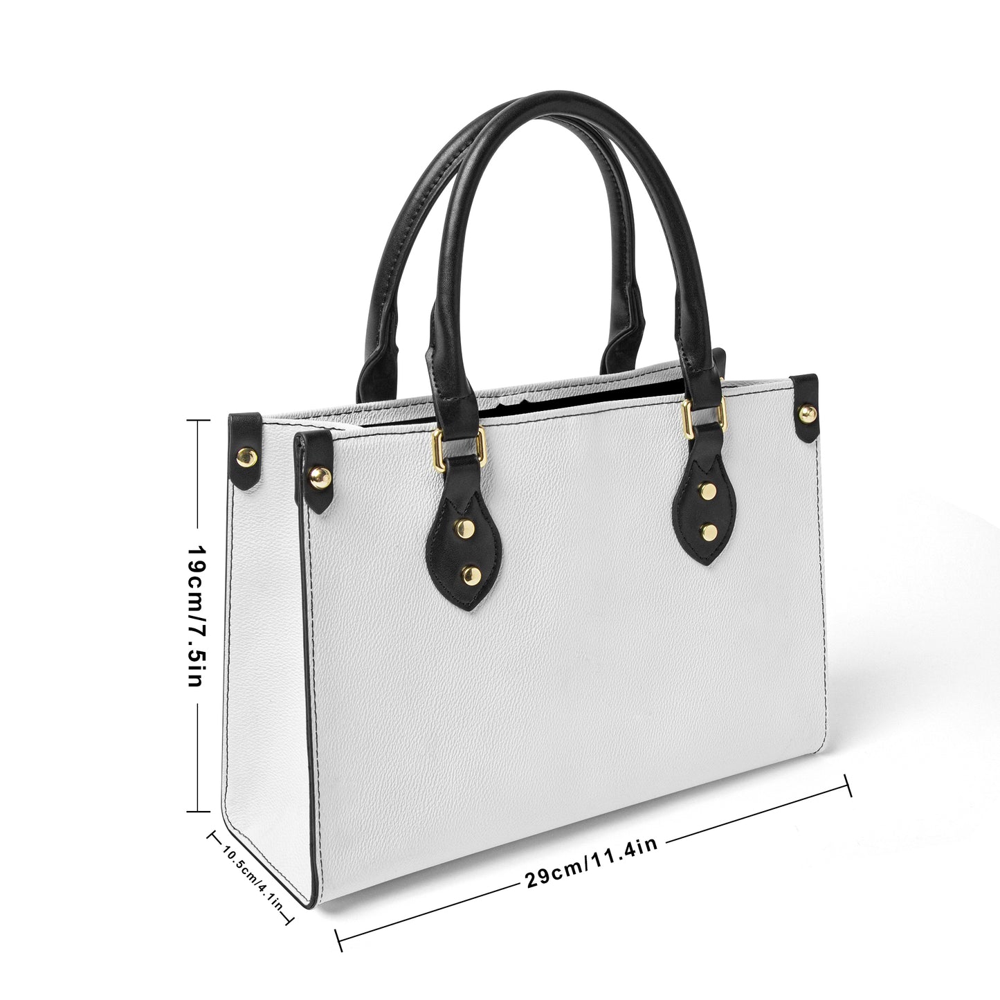 Custom Purse With Black Handle